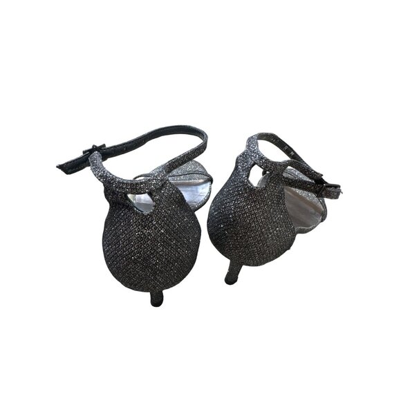 Stuart Weizman women’s silver shoes/heels size 8M SKU 3033 - Picture 3 of 5